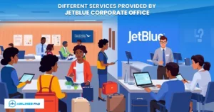 Image of Different services of JetBlue corporate Office 